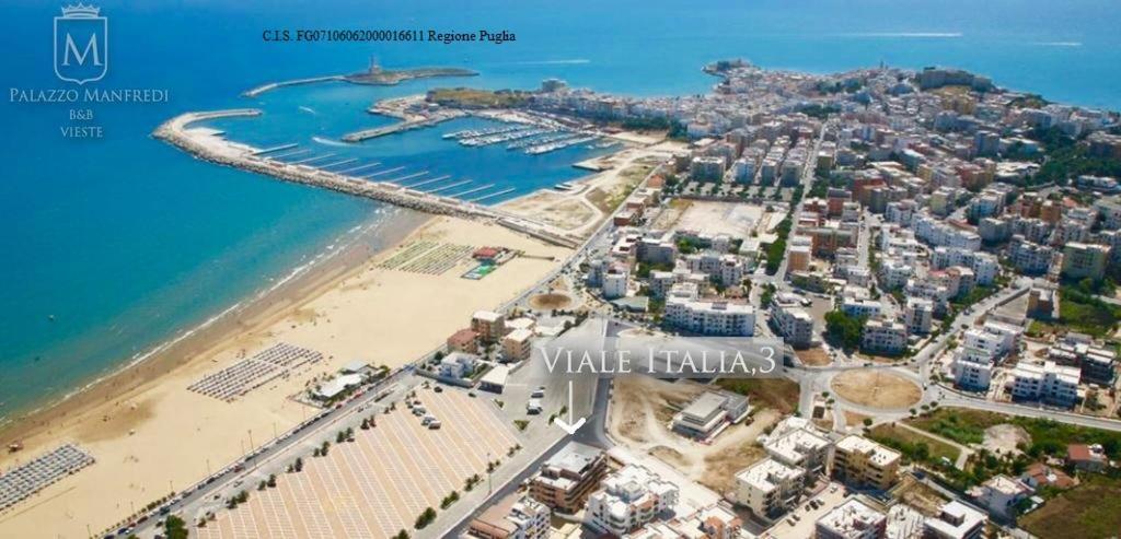 B&B Palazzo Manfredi Vieste, Fronte Mare Con Parcheggio المظهر الخارجي الصورة